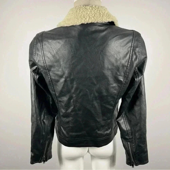 💕 Old navy Moto jacket  faux Sherpa - Picture 4 of 11